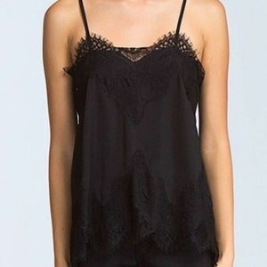 Storia Black Lace Trim Cami